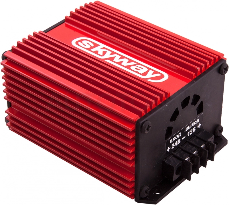 Преобразователь напряжения (инвертор) 24/12V 30А SKYWAY