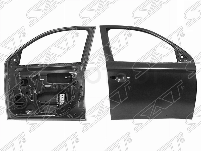 Дверь передняя правая под накладку -STMB53040A1 Sat для MITSUBISHI OUTLANDER