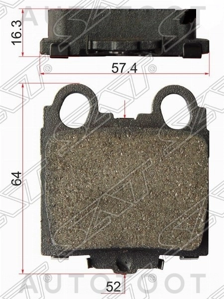 Колодки тормозные задние дисковые GX/JZX 2.0/2.5 -ST0446630130 Sat для LEXUS IS200, TOYOTA ALTEZZA, TOYOTA CROWN, TOYOTA CROWN MAJESTA, TOYOTA MARK II BLIT, TOYOTA PROGRES, TOYOTA VEROSSA, TOYOTA MARK