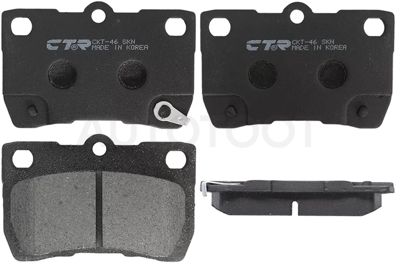 Колодки тормозные (Сзади) Toyota Crown 08-22 / Lexus GS 05-12 / IS 05-16 / Toyota Mark X 09-19