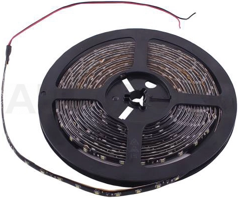 500см Лента светодиодная 12V 500см 300 SMD диодов 3528 SKYWAY Белая (катушка) черная основа