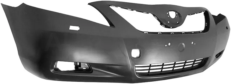 Бампер передний Toyota Camry (XV40) 06-09 / Camry UAE/USA 06-08 (Под омыватели фар/ Под ПТФ)