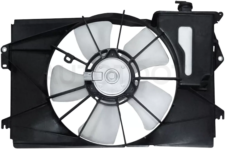 Диффузор радиатора в сборе TOYOTA COROLLA FIELDER/VOLTZ/RUNX/ALLEX/SPACIO/WILL VS/Vi (с мотором)