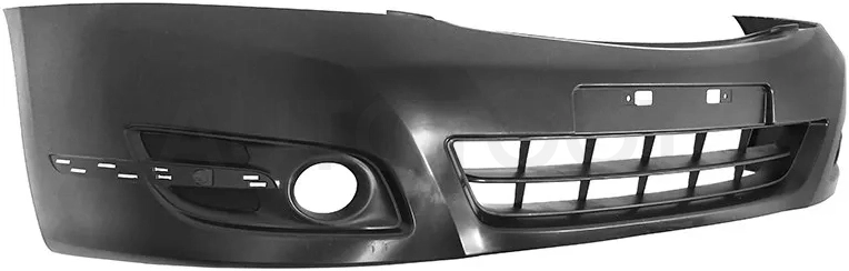 Бампер передний Nissan Teana 08-14 (Под молдинг(и)/ Под ПТФ)