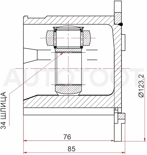 Шрус внутренний -480059 Inko для AUDI A4, AUDI A8, AUDI A6