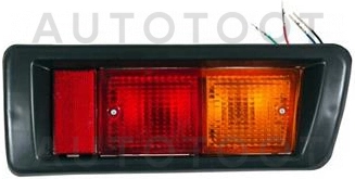Фонарь в задний бампер правый (с рамкой, красно-желтый) -ST21219C0R Sat для TOYOTA LAND CRUISER PRADO