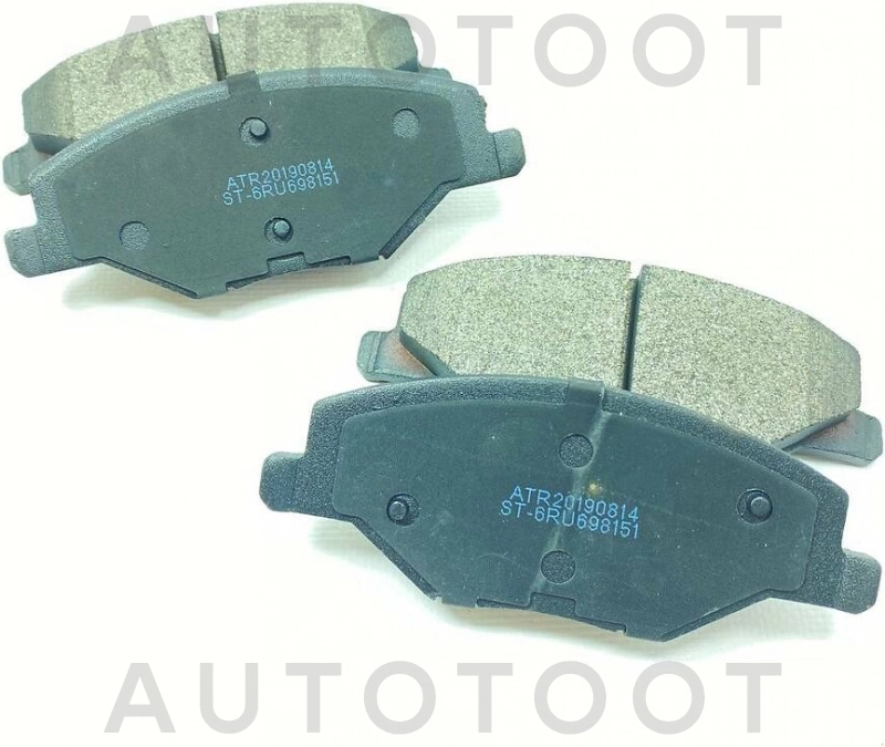 Колодки тормозные передние (код опции 1ze) -ST6RU698151 Sat для VOLKSWAGEN POLO, SKODA FABIA, SKODA RAPID