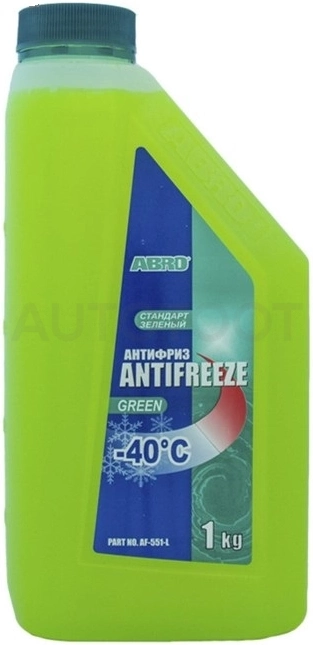 Антифриз зеленый готовый 1л ABRO