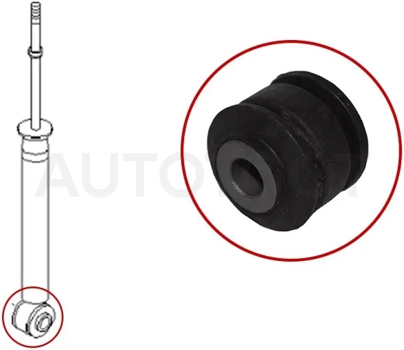Сайлентблок Nissan AD 06-16 / Tiida 04-14 / Wingroad 05-18 / Versa 06-12 - Артикул STE6210EC80AB - Производитель Sat - Фото, Отзывы, Цены