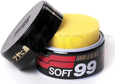 Полироль для кузова защитный Soft99 Soft Wax для темных, 300 гр