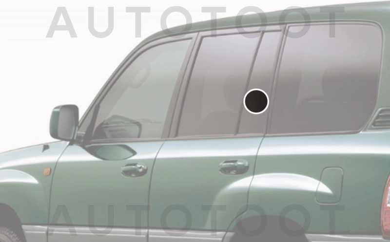 Стекло форточки (уголок) задней левой двери -  для TOYOTA LAND CRUISER, LEXUS LX470