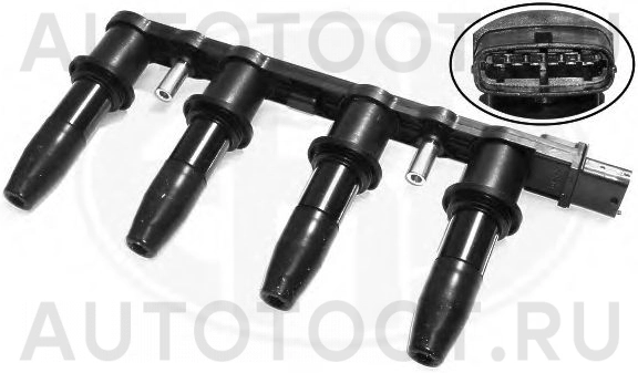 Катушка зажигания -AMDEL728 Amd для OPEL ASTRA, OPEL CORSA, OPEL INSIGNIA, OPEL MERIVA, OPEL VECTRA