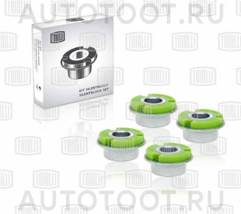 Сайлентблок переднего рычага комплект (4 шт ромашки ПОЛИУРЕТАН) -  для LADA (ВАЗ) 2108, LADA (ВАЗ) 2109, LADA (ВАЗ) 21099, LADA (ВАЗ) 2110, LADA (ВАЗ) 2111, LADA (ВАЗ) 2112, LADA (ВАЗ) KALINA, LADA (В