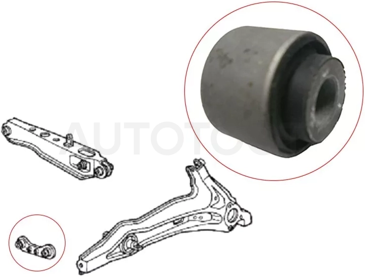 Сайлентблок Honda Civic 87-00 / Civic Ferio 91-00 / CR-V 95-01 / Ballade 83-87 (Зад)