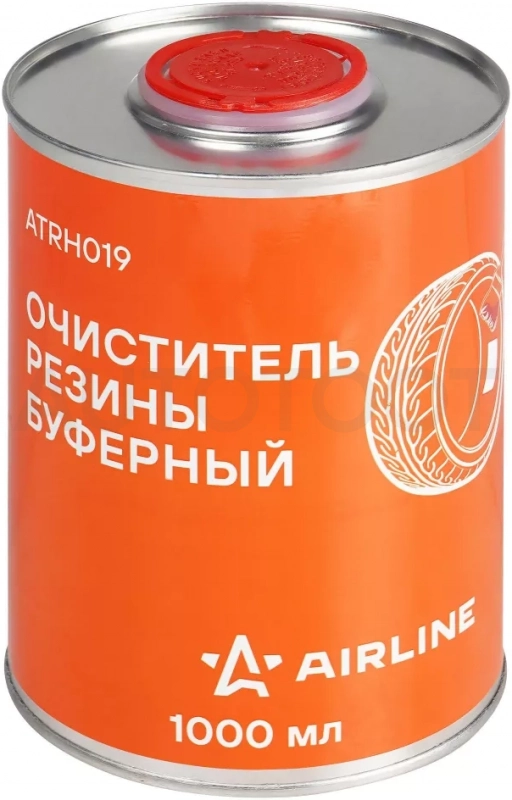 Очиститель резины буферный 1л, банка - Артикул ATRH019 - Производитель Airline - Фото, Отзывы, Цены