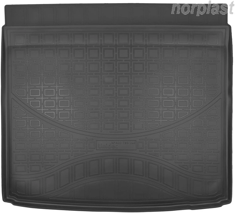 Коврик в багажник NORPLAST, черный, полиуретан 2WD