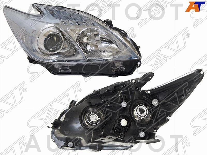 Фара правая галоген, с электрокорректором -ST21211P6RLDEM7 Sat для TOYOTA PRIUS