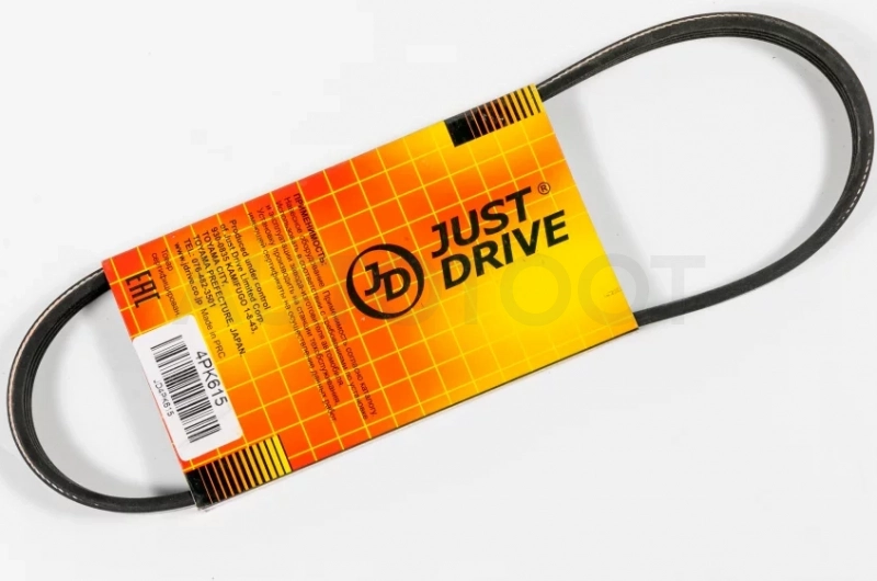 Ремень поликлиновый JD - Артикул 4PK615 - Производитель Just Drive - Фото, Отзывы, Цены