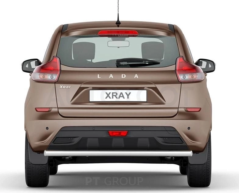 LADA XRay 2016- Защита заднего бампера одинарная Ø51мм (НПС) - Артикул LXR220101 - Производитель PT Group - Фото, Отзывы, Цены