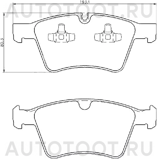 Колодки тормозные (Спереди) Mercedes-Benz M-Class 05-11 / GL-Class 06-12 / R-Class 05-13 - Артикул STA1644201320 - Производитель Sat - Фото, Отзывы, Цены
