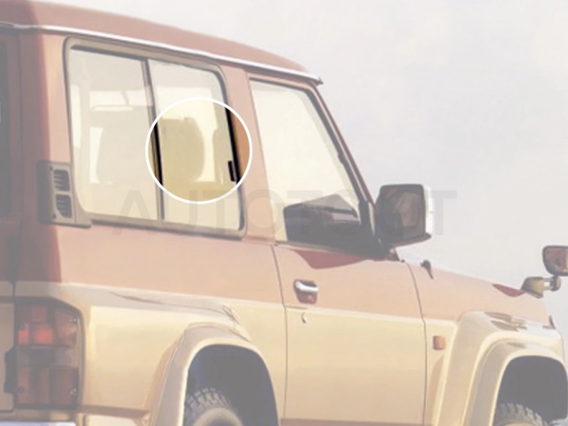 Стекло кузова среднее правое цельное -  для NISSAN PATROL