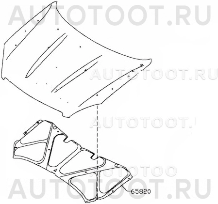 Изоляция капота -  для NISSAN QASHQAI