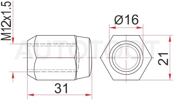 Гайка колесная никелированная -BE4098 Zekkert для TOYOTA ALLEX, TOYOTA ALLION, TOYOTA ALPHARD, TOYOTA RUNX, TOYOTA ALTEZZA, LEXUS IS200, TOYOTA AVENSIS, TOYOTA BB, TOYOTA BELTA, TOYOTA CALDINA, TOYOTA