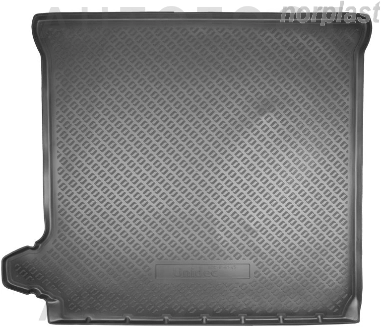 Коврик в багажник NORPLAST, черный, полиуретан -  для NISSAN PATHFINDER