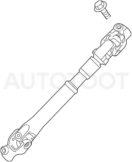 Рулевой кардан -  для MAZDA 3 (AXELA)