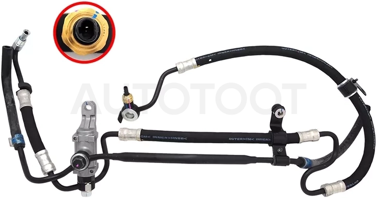 Шланг ГУР Toyota Land Cruiser (J200) 07-21 / Lexus LX 15-23 2UZFE