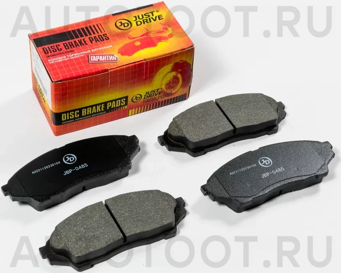 Колодки тормозные дисковые, передние - Артикул JBP0485 - Производитель Just Drive - Фото, Отзывы, Цены