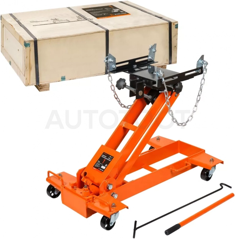 Домкрат подкатной трансмиссионный 1т 175-700мм
