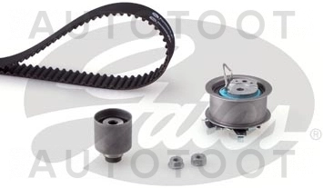 Комплект ГРМ 1, 9 дизель -K055569XS Gates для AUDI A4, SKODA OCTAVIA, VOLKSWAGEN PASSAT