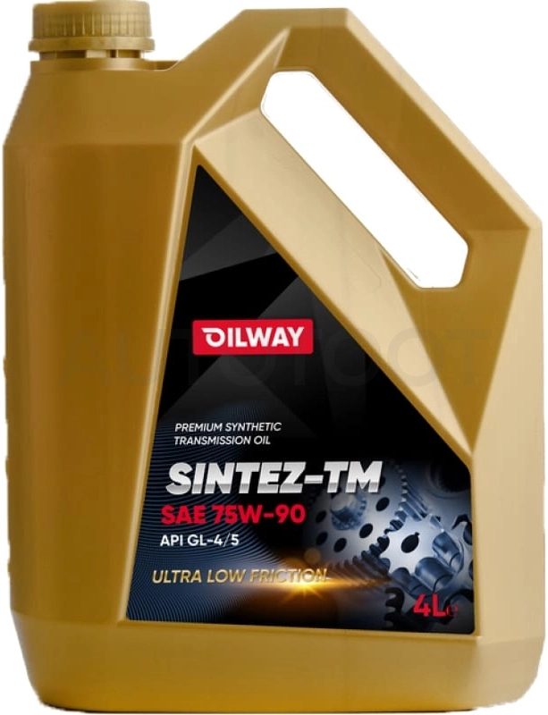 Масло трансмиссионное OILWAY SINTEZ-TM 75W-90 GL-5 4л - Артикул 4670030171344 - Производитель OILWAY - Фото, Отзывы, Цены