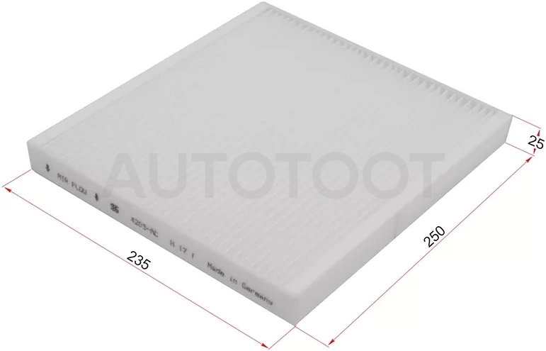Фильтр салонный FIAT DUCATO 06-/CITROEN JUMPER 06-/PEUGEOT BOXER 06