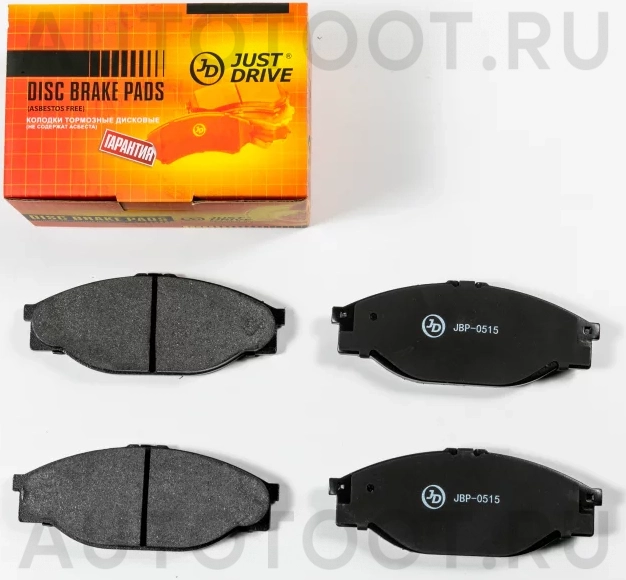 Колодки тормозные дисковые, передние - Артикул JBP0515 - Производитель Just Drive - Фото, Отзывы, Цены