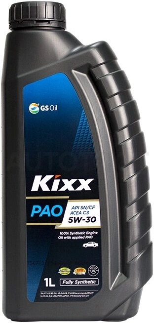 5W-30 моторное масло Kixx PAO 1л.