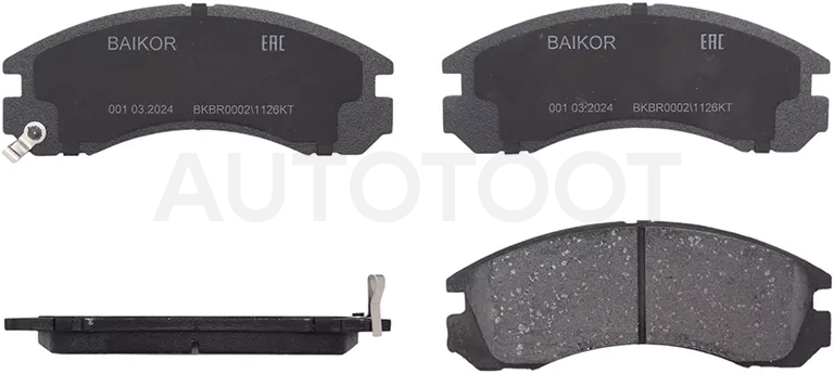 Колодки тормозные (Спереди) Mitsubishi L200 86-06 / Outlander 02-22 / Pajero 91-06 / Pajero Sport 96-08 / Citroen C-Crosser 07-12 / Mitsubishi 3000GT 94-99 / Airtrek 01-05 / Eclipse 94-99 / FTO 94-01 / Peugeot 4007 07-14