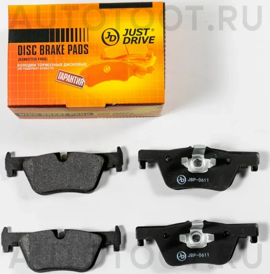 Колодки тормозные дисковые, задние - Артикул JBP0611 - Производитель Just Drive - Фото, Отзывы, Цены