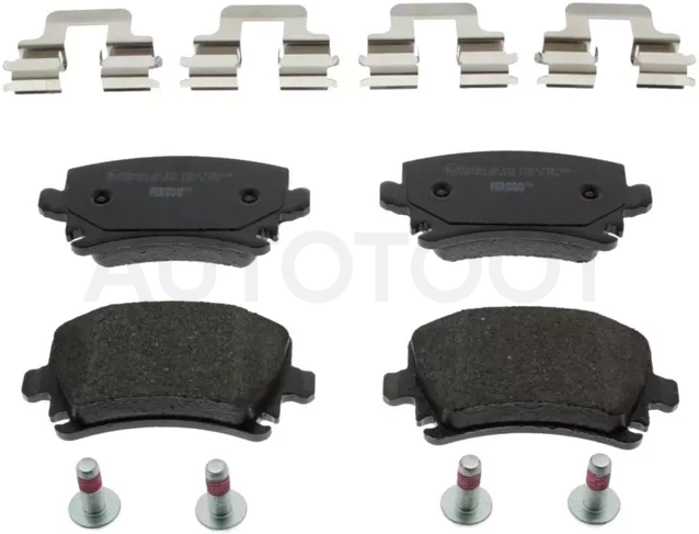 Колодки тормозные (Сзади) Audi A3 03-13 / A4 00-09 / A6 04-10 / A8 02-10 / Haval F7 18-22 / F7x 19-22 / Skoda Octavia 04-20 / Volkswagen Golf 03-19 / Jetta 05-10 / Passat 05-15 / Tiguan 06-17 / Audi A6 allroad quattro 06-12 / RS3 11-12 / S3 08-12 / S4 03