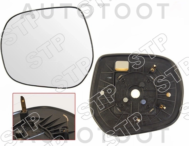 Полотно зеркала левое -  для TOYOTA LAND CRUISER, TOYOTA LAND CRUISER PRADO