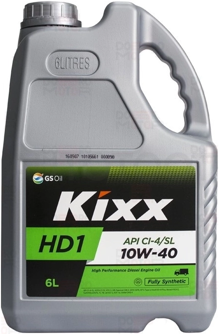 10W-40 KIXX HD1 CI-4/SL Масло моторное синтетика 6л - Артикул L2061360E1 - Производитель Kixx - Фото, Отзывы, Цены