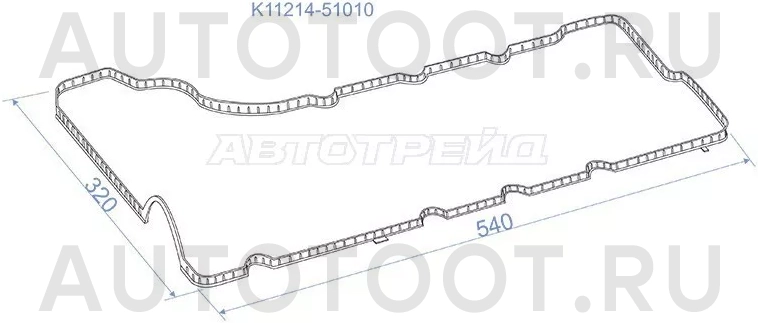 Прокладка клапанной крышки левая TOYOTA LAND CRUISER 200 1VDFTV 07 - Артикул K1121451010 - Производитель Sat - Фото, Отзывы, Цены