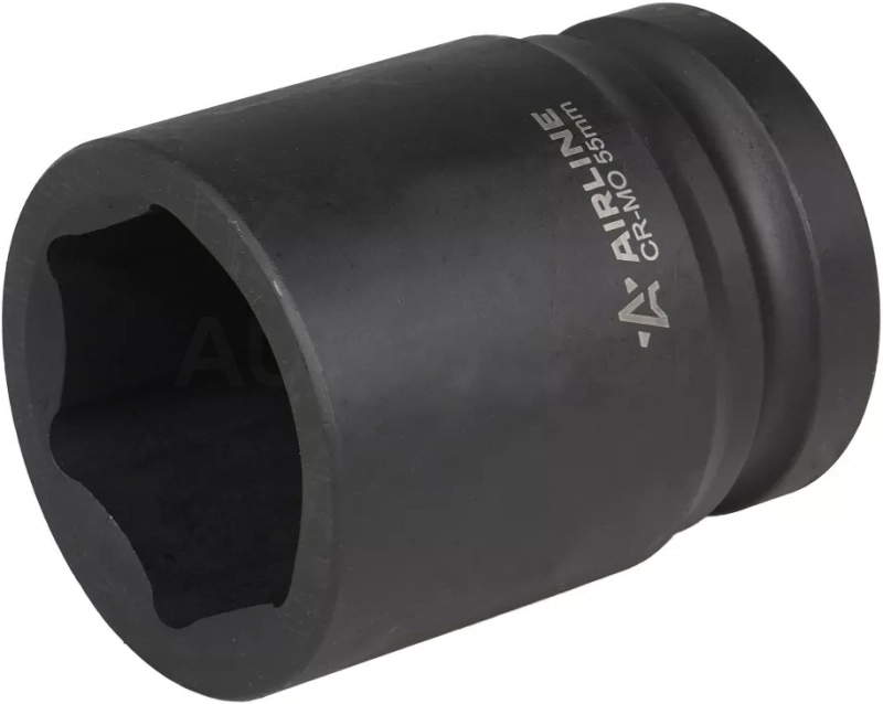 Головка ударная торцевая 1-1/2"DR шестигранная 55мм, L=100мм - Артикул ATAS705 - Производитель Airline - Фото, Отзывы, Цены