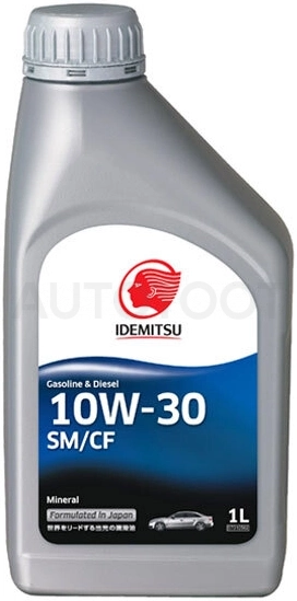 10W-30 Масло моторное минеральное "Gasoline & Diesel Mineral ", 1л - Артикул 30015060724 - Производитель Idemitsu - Фото, Отзывы, Цены
