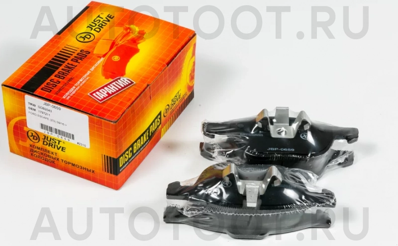 Колодки тормозные дисковые передние GDB2043 - Артикул JBP0659 - Производитель Just Drive - Фото, Отзывы, Цены
