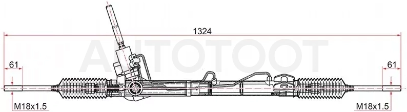 Рейка рулевая FORD MONDEO IV 07-14 - Артикул ST1749757 - Производитель Sat - Фото, Отзывы, Цены