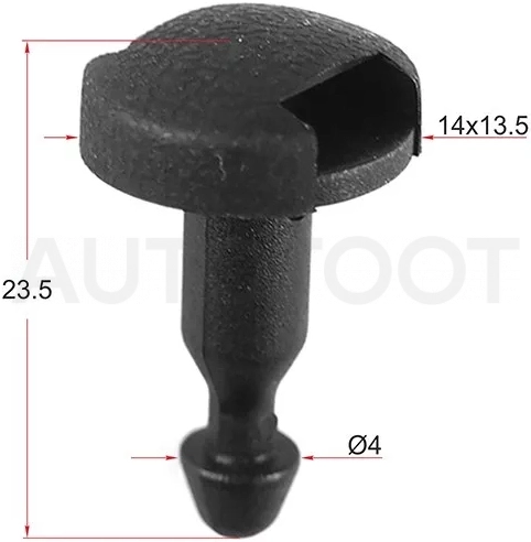 Клипса фиксатор NISSAN (Продажа по 10шт) - Артикул STM11605 - Производитель Sat - Фото, Отзывы, Цены
