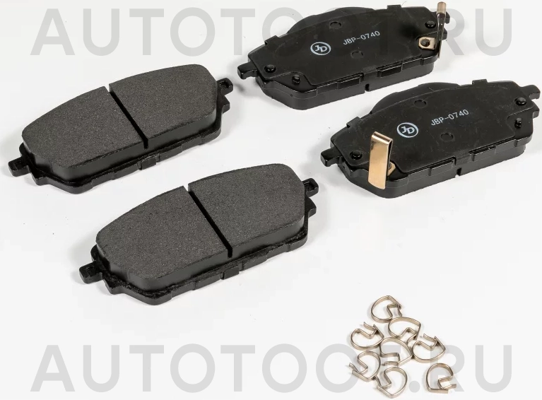 Колодки тормозные дисковые передние - Артикул JBP0740 - Производитель Just Drive - Фото, Отзывы, Цены