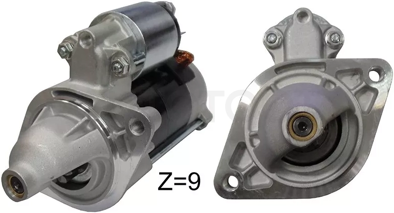 Стартер Toyota Crown 83-07 / Mark II (X80,X90,X100,X110) 84-04 / Lexus IS 98-05 / Toyota Altezza 98-05 / Chaser (X80,X90,X100) 88-01 / Cresta (X80,X90,X100) 88-01 / Crown Majesta 95-04 (1 kW/ Z=9)